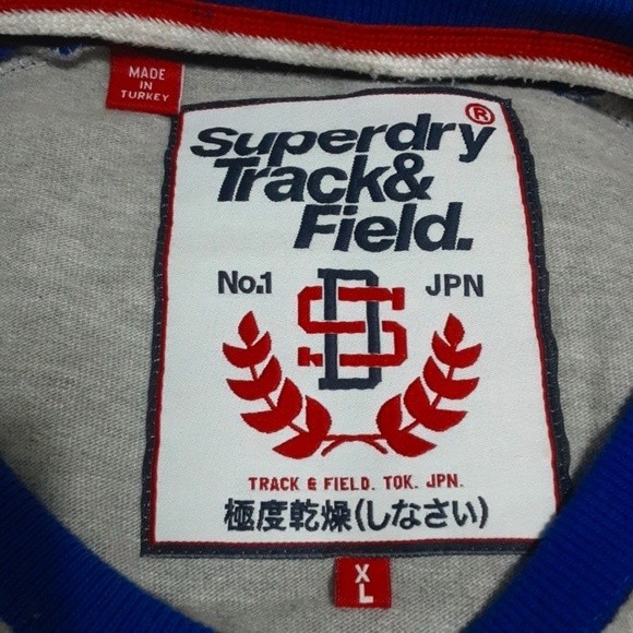 Superdry Track & Field 1972 Graphic Crewneck Shirt XL Vintage Sporty Streetwear - Picture 5 of 9